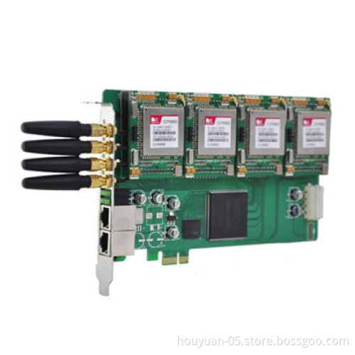 4GSM + 8FXS/FXO Modules, VoIP Card, GOIP Card, GSM and Analog Card, PCI-e HY4G8Ae Card